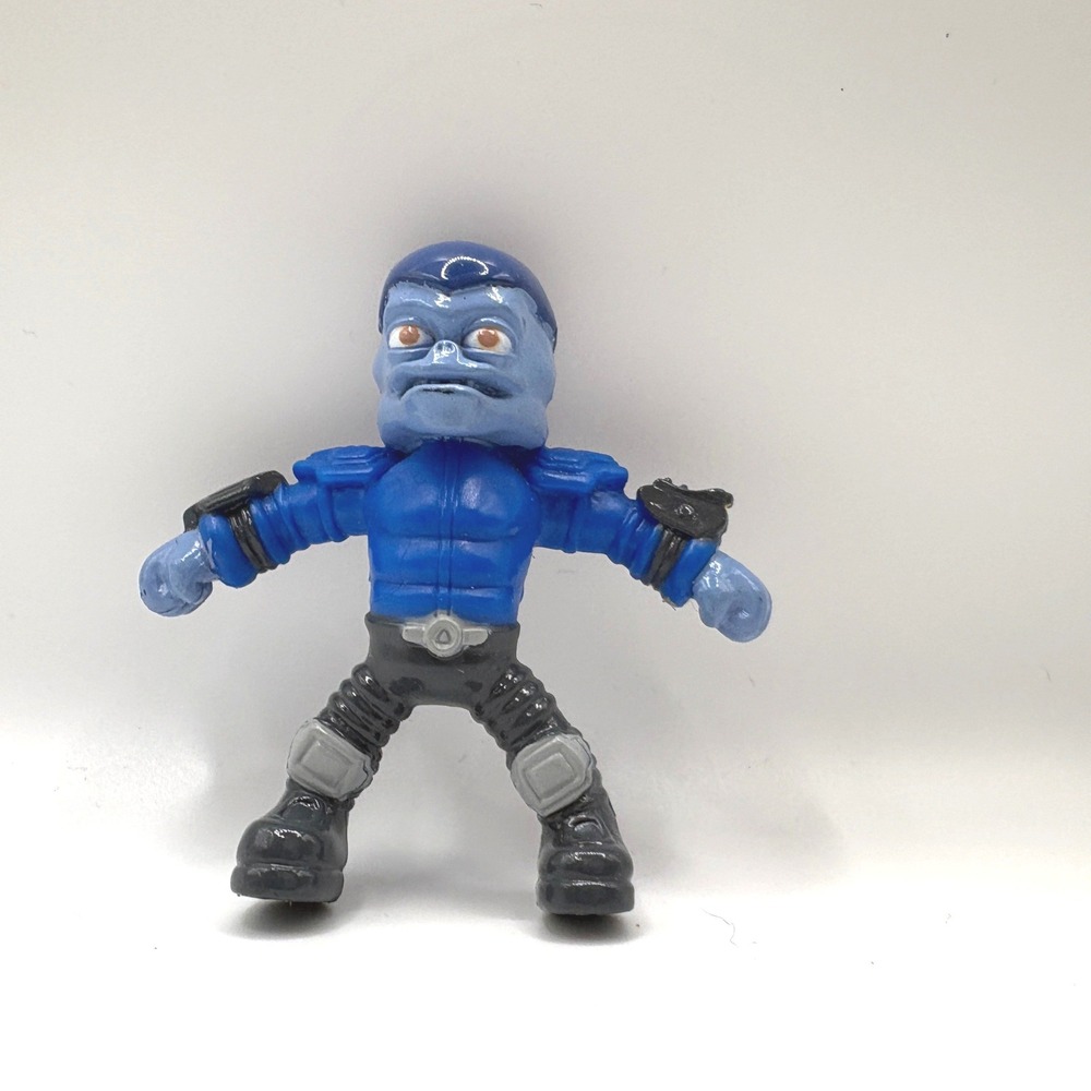 Burger King Small Soldiers Alien Action Figure Blue Tactical Toy 2001 BKC 3in